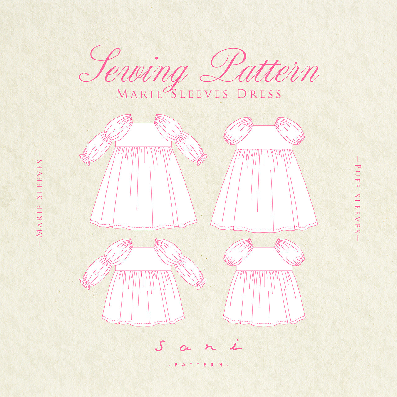 マリースリーブワンピース(4/24〜発送)