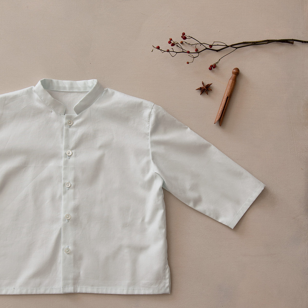 マンダリンカラーシャツ – sani -pattern shop-