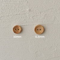 ウッドボタン 10mm/11.5mm (5個入り)