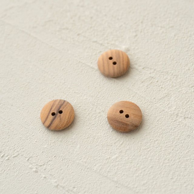 ウッドボタン 15mm/20mm (1個単位)