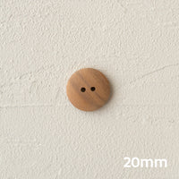 ウッドボタン 15mm/20mm (1個単位)