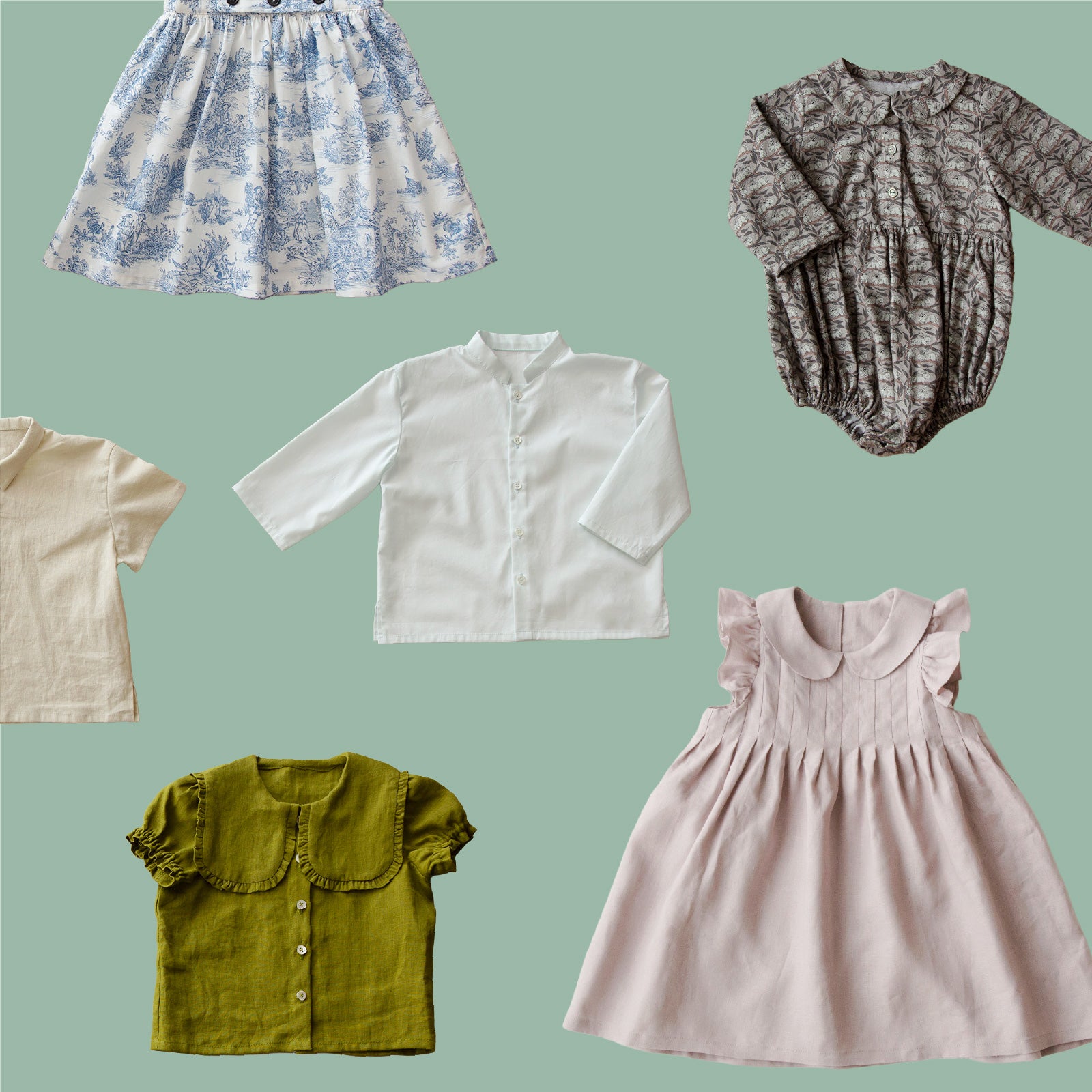 [型紙]子供服 hibi+ size90〜 まとめ[パターン] sani -pattern shop- | 子供服・ベビー服・婦人服の型紙ダウンロード販売