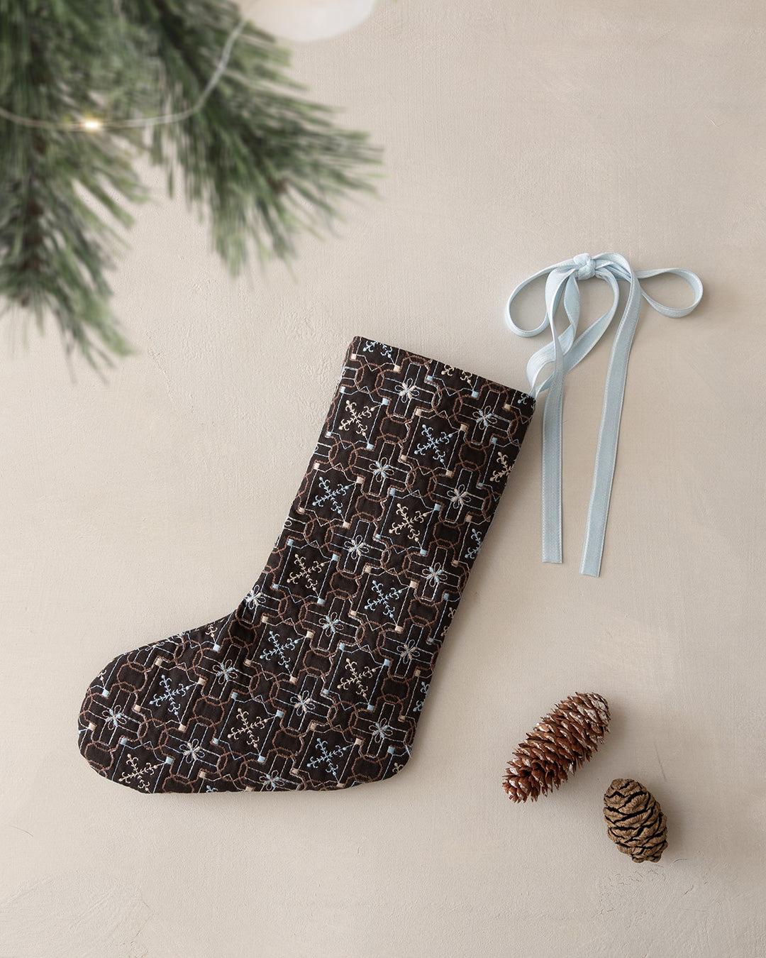 [無料型紙]クリスマスソックス