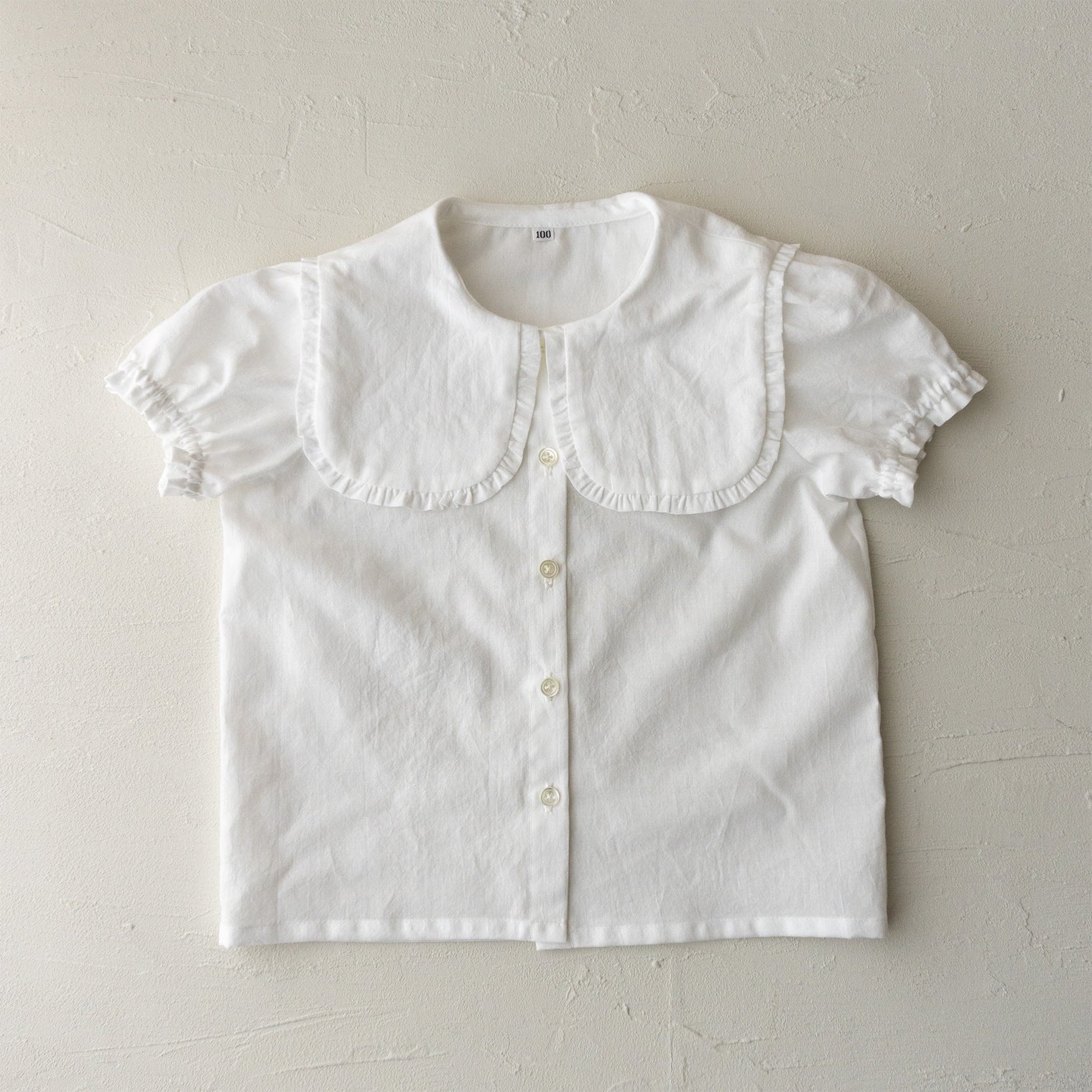 ビブカラーブラウス 100size