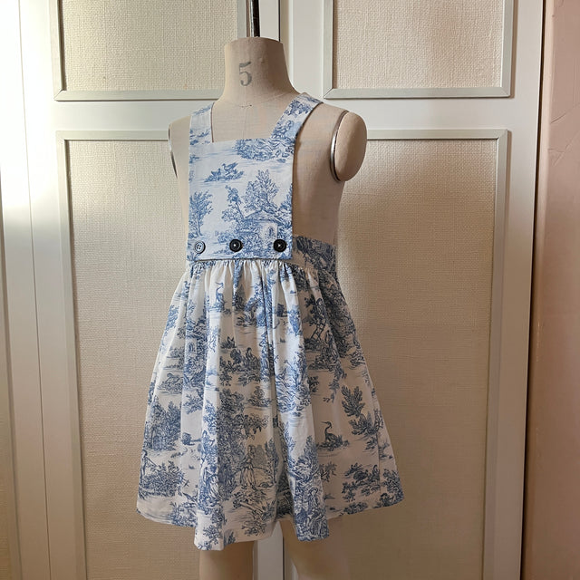 フロントボタンエプロン 100size