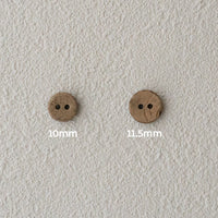 ココナッツボタン 10mm/11.5mm (5個入り)