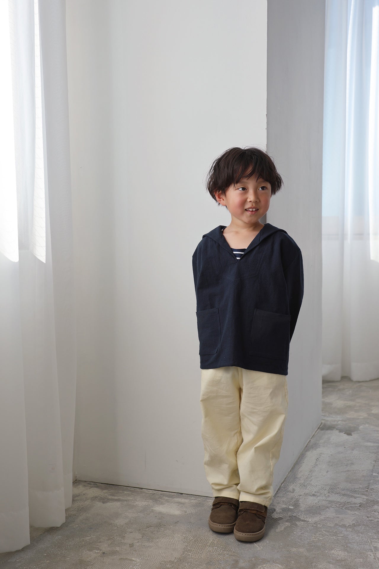 50sヴィンテージ フィッシャーマン セーラースモック フィッシャーマンセーラースモック[PDF][DL限定] – sani -pattern shop-