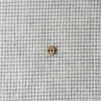 mini gingham check (gray) - オーガニックコットン