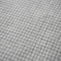 mini gingham check (gray) - オーガニックコットン