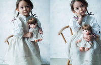 子どもに作ってあげたい、シンプルでかわいいドール服（ハギレ付き）